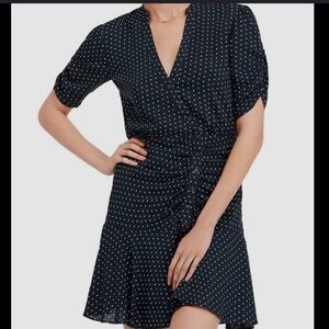 Free People Black Polka Dot Mini Dress